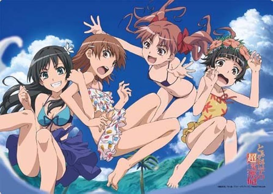 Amazon.co.jp: A3クリアデスクマット とある科学の超電磁砲 水着 : ホビー