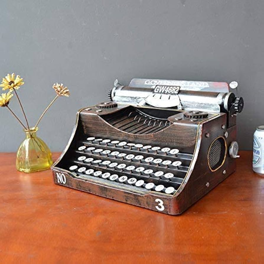 Amazon.co.jp: JORSION レトロヴィンテージタイプライター手作り小道具
