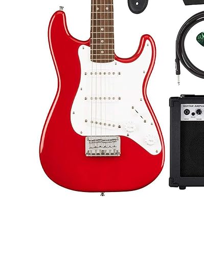 Amazon.com: Fender Squier 3/4-Size Kids Mini Strat Electric Guitar
