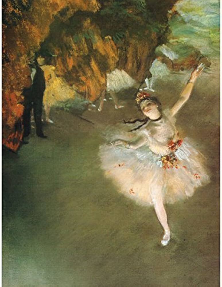 Amazon.co.jp: ドガ［世界の名画コレクション］『舞台の踊子・F6号