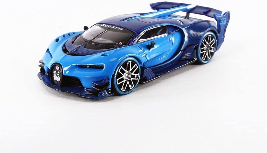 Amazon | MINI GT 1/64 ブガッティ ビジョン グランツーリスモ ブルー