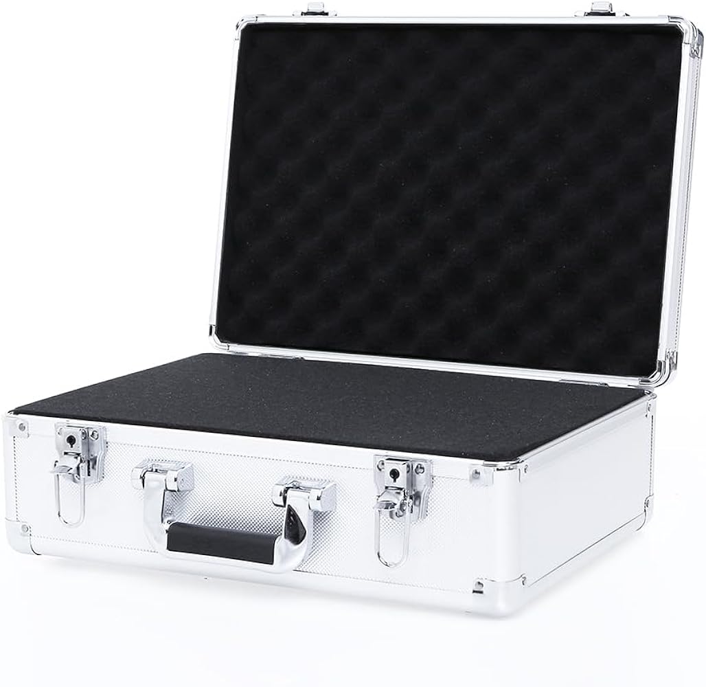 Amazon.com : AxiGear 19in Aluminum Hard Case with DIY Customizable