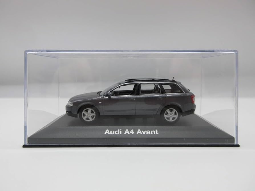 Amazon.co.jp: 1/43 Audi A4 Avant Dealer Custom Made Mini Car Gray