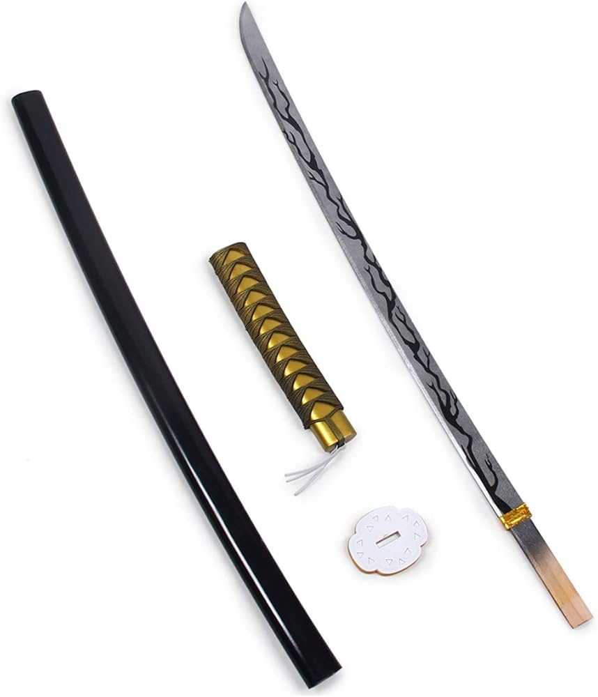 Amazon.co.jp: Hachiyarina 鬼滅の刃風 鬼殺隊 獪岳 かいがく 木製刀