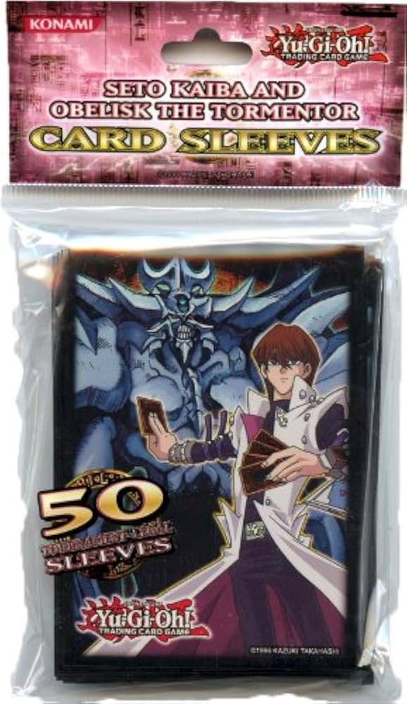 Amazon | 輸入品：遊戯王オベリスクの巨神兵＆海馬 カードスリーブ 50