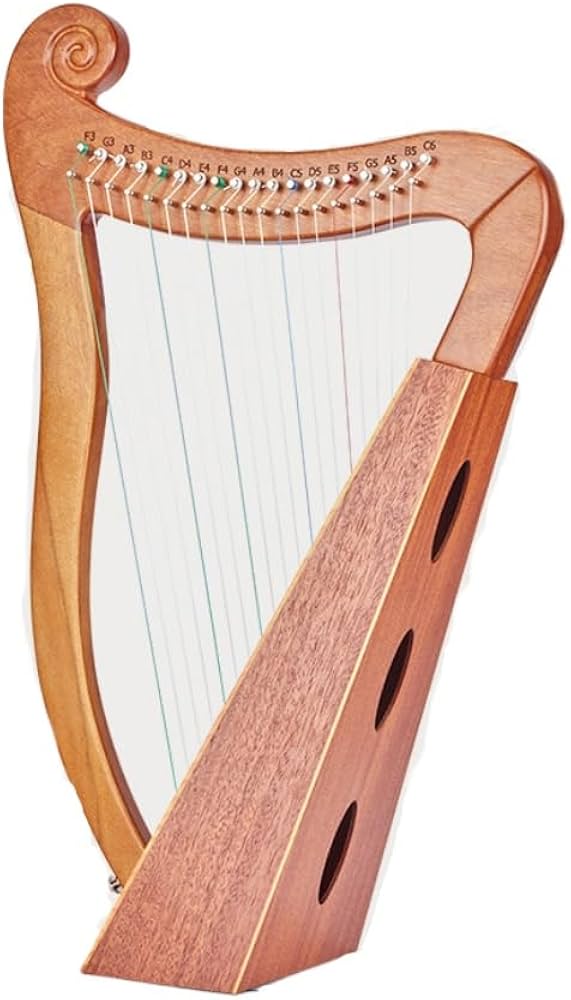 Amazon.co.jp: 小型ハープポータブル楽器5、19弦ハープ、音楽愛好家