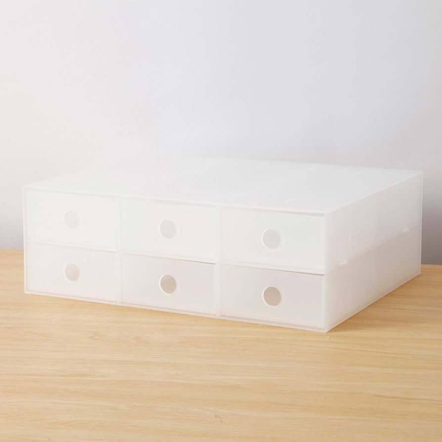 Amazon｜無印良品 ポリプロピレン小物収納ボックス6段・A4タテ 約幅11