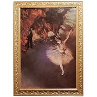 Amazon.co.jp: JHA 額絵 絵画 世界の名画 ゴッホ「星月夜