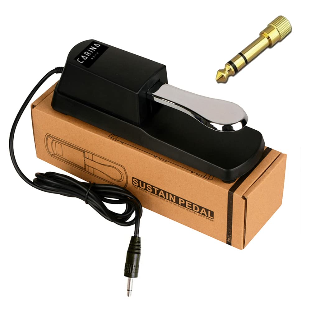 Amazon | Carina サステインペダル フットペダル ダンパーペダル 電子
