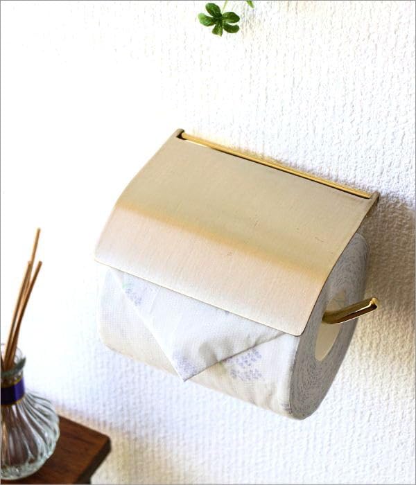 Amazon.co.jp: トイレットペーパーホルダー 真鍮 アンティーク