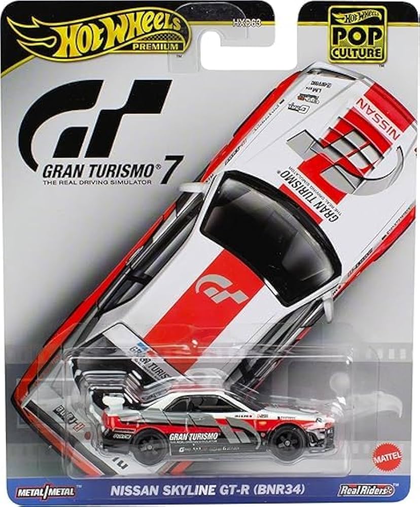 Amazon.com: Hot Wheels Nissan Skyline GT-R BNR34 Gran Turismo Real