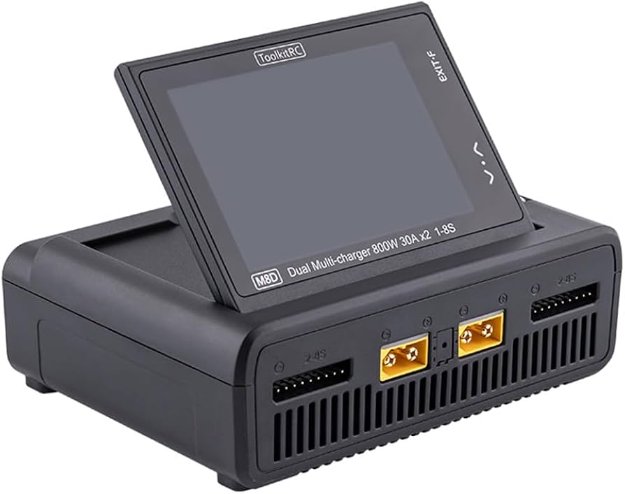 Amazon | XBERSTAR For ToolkitRC M8Dデュアルチャンネルバランス充電