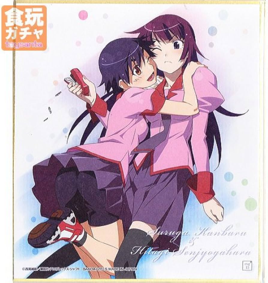 Amazon.co.jp: ＜物語＞シリーズ 色紙ART ［mg13.神原駿河＆戦場ヶ原ひ