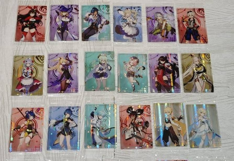 Amazon.co.jp: 原神 Genshin ウエハース カード Wafer Card 全34種