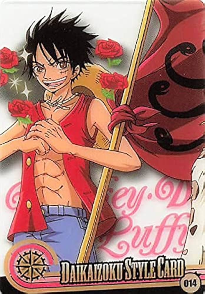 Amazon.co.jp: DAIKAIZOKUSTYLECARD/ルフィ（ハンコック勝手に美形化