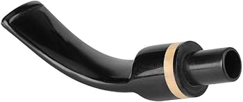 Amazon.co.jp: 喫煙パイプマウスピース、黒の再利用可能な煙たばこ