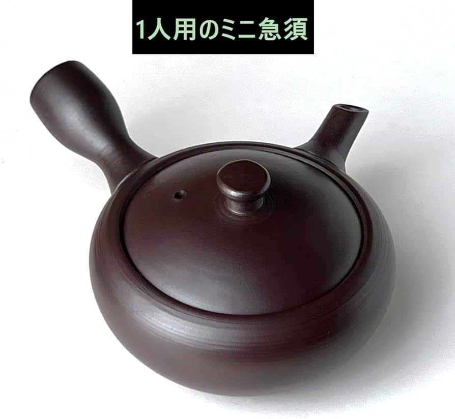 Amazon | 風景ドットコム 四日市 萬古焼 急須 e774ミニ 紫泥 1人用