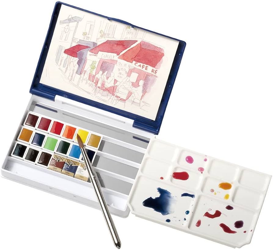 Amazon | ホルベイン 固形水彩絵具 アーチストパンカラー PN694 18色