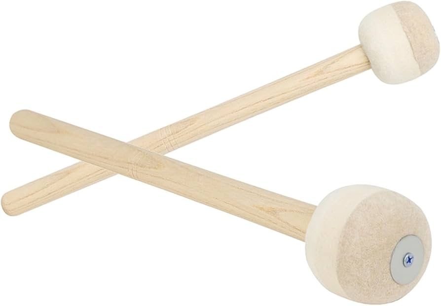 Amazon.co.jp: 太鼓の 練習 太鼓 バチ 木製ドラムスティック フェルト