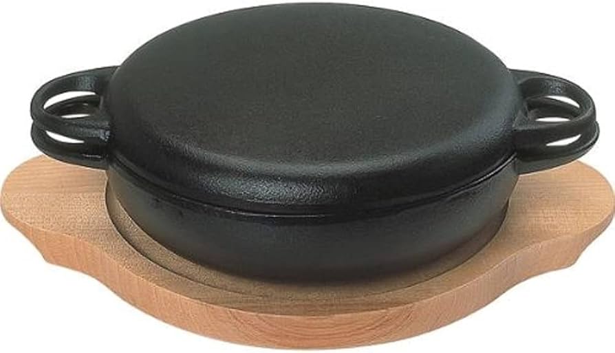 Amazon｜盛栄堂 南部鉄 ニューラウンド万能鍋 27cm F-157｜両手鍋