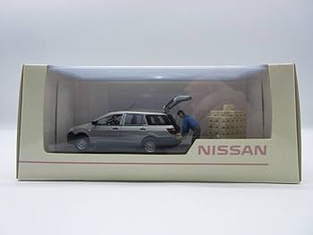 Amazon | 1/43 日産 NISSAN AD バン ディーラー特注 ミニカー シルバー