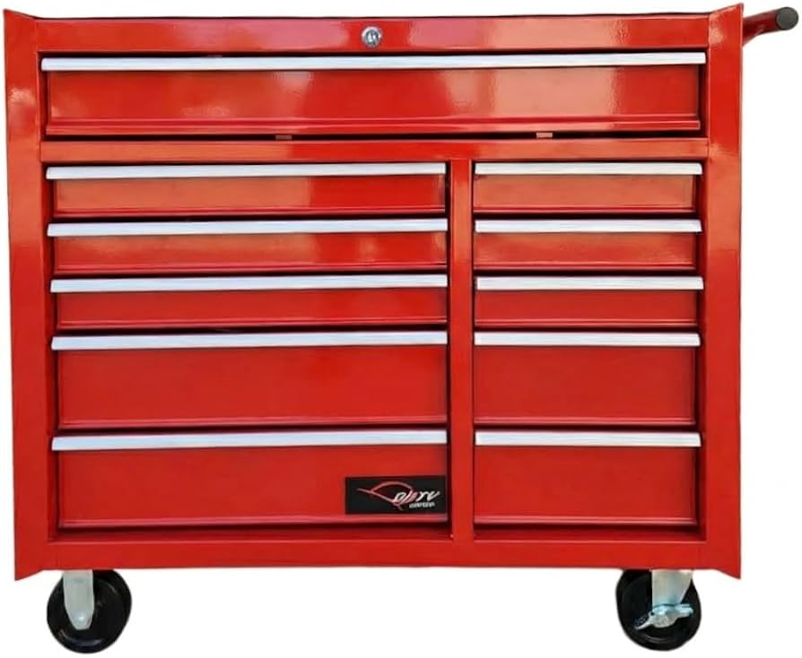 Amazon.co.jp: Duty Japan ワイドローラーキャビネット (赤) ☆ワイド