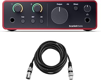 Amazon.co.jp: FOCUSRITE Scarlett Solo 第4世代 USBオーディオ
