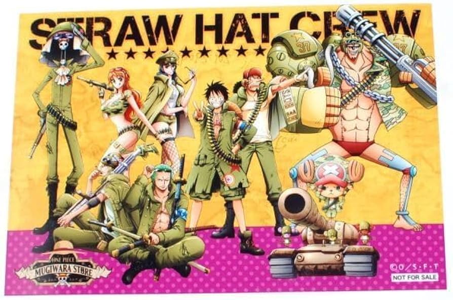 Amazon.co.jp: ワンピース 麦わらストア 特典ブロマイド 麦わらの一味