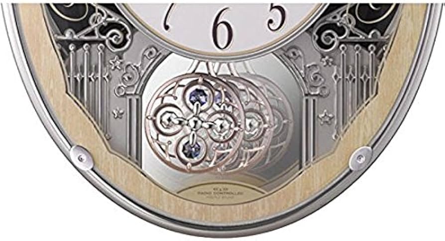 Amazon.co.jp: リズム時計工業 SmallWorld 電波壁掛け時計 スモール