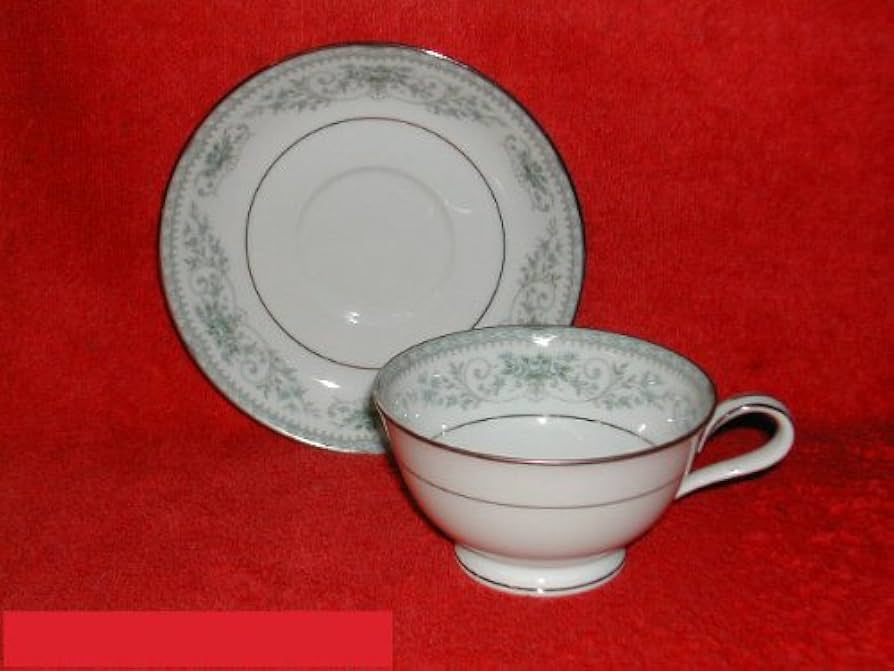 Amazon.com | Noritake Colburn #6107 Cups & Saucers: Drinkware Cups