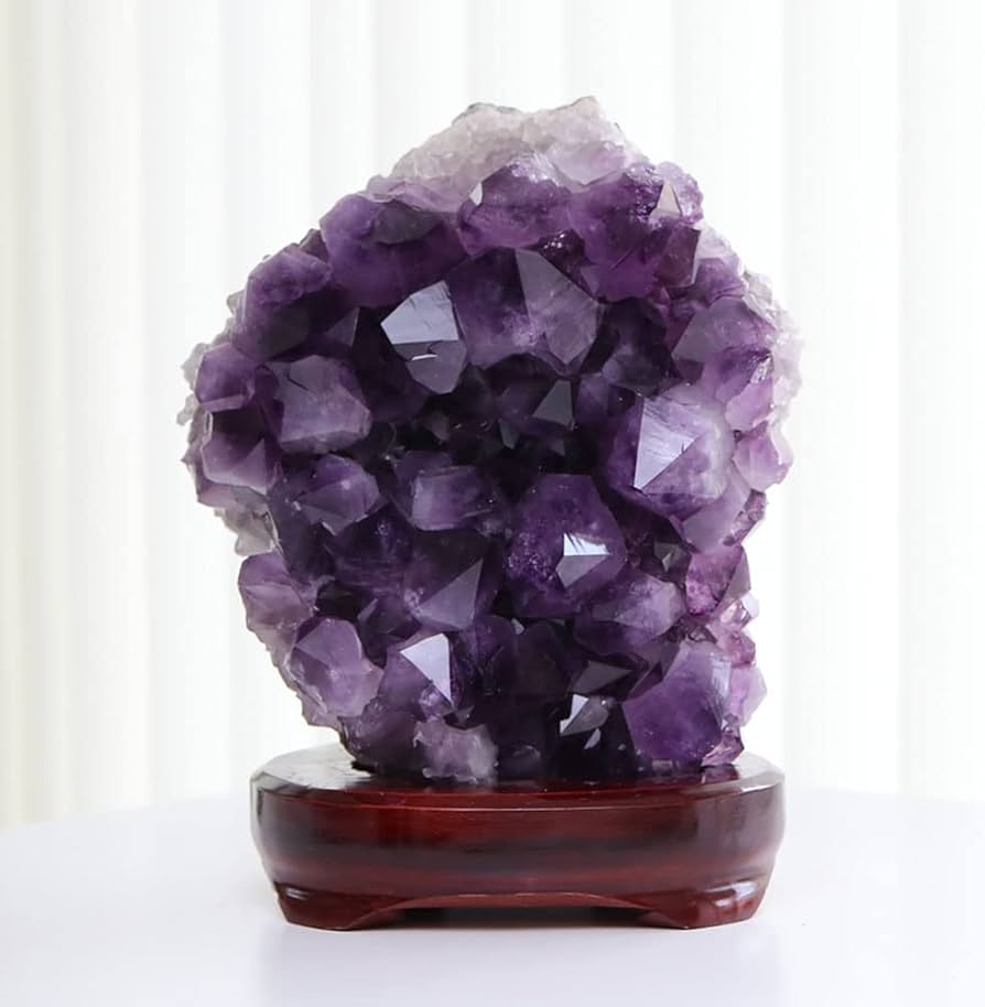 Amazon.co.jp: 念珠ドットコム 特大 アメジスト クラスター 約10.33