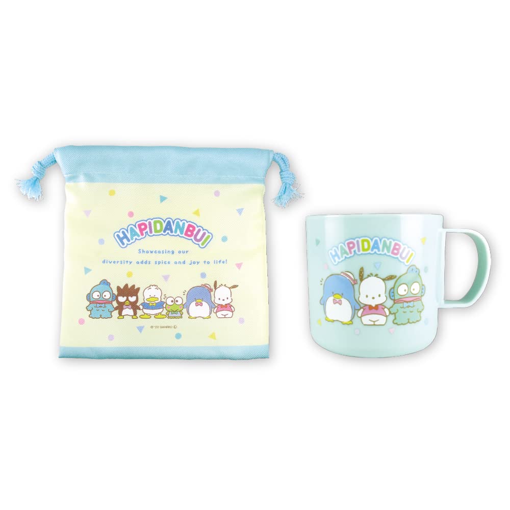 Amazon｜ティーズファクトリー サンリオ プラコップ＆巾着セット はぴ