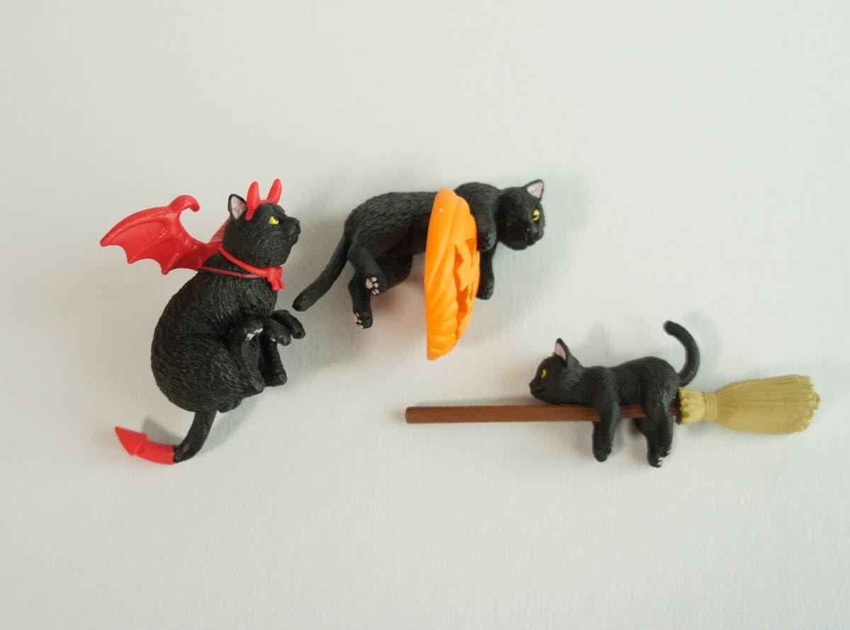 Amazon.co.jp: 期間限定 2018年 ハロウィン ふちねこ 3種 シャノアール