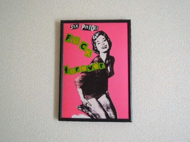 Amazon.co.jp: A4 額付き ポスター ジェイミーリード Jamie Reid