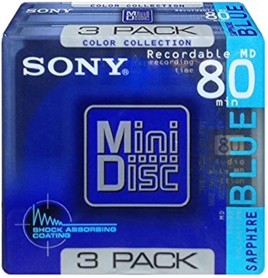 Amazon | SONY 録音用MD（ミニディスク） COLOR COLLECTION サファイア