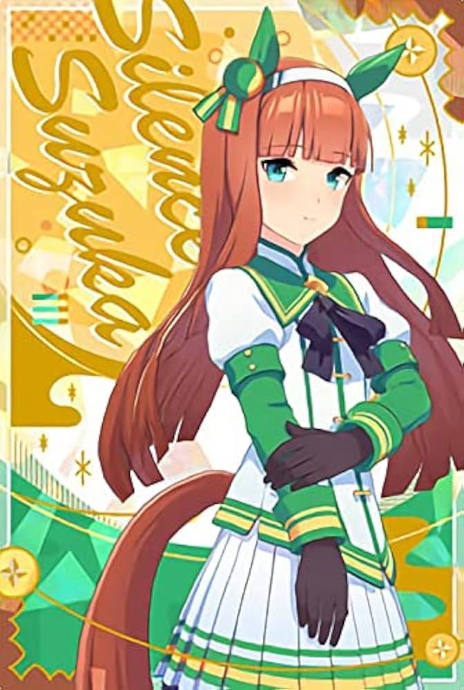 Amazon.co.jp: 【[ホログラム＆箔押し加工] W1-02 サイレンススズカ