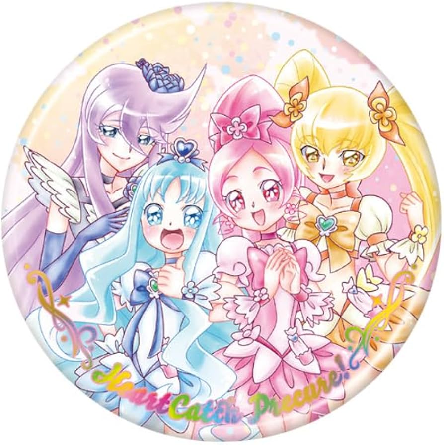 Amazon | プリキュアオールスターズ BIG缶バッジBiscuit -20th