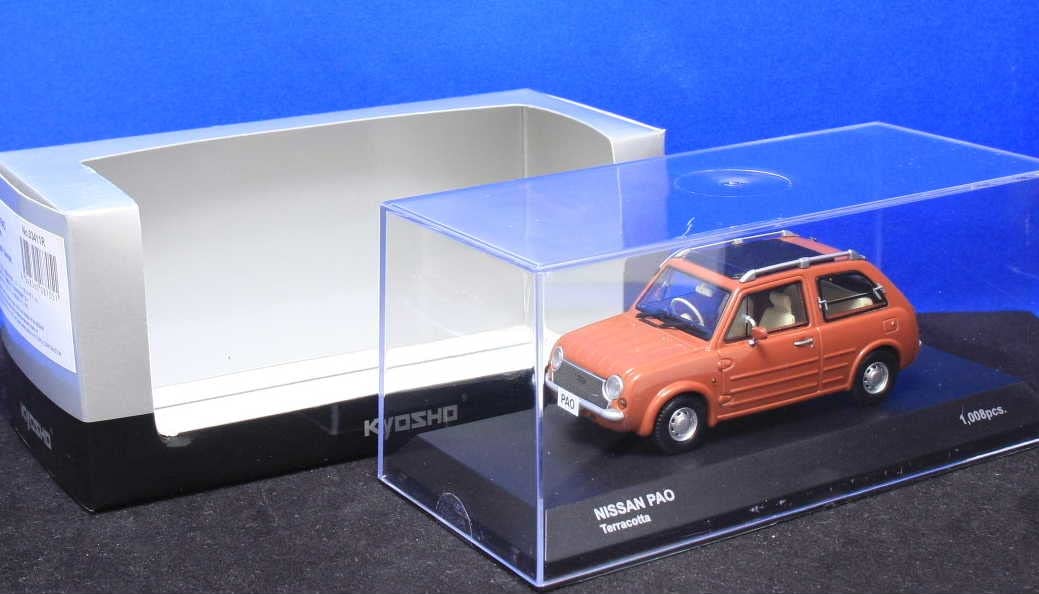京商ミニカー日産PAO パオ パイクカー テラコッタオレンジ パオ 京商