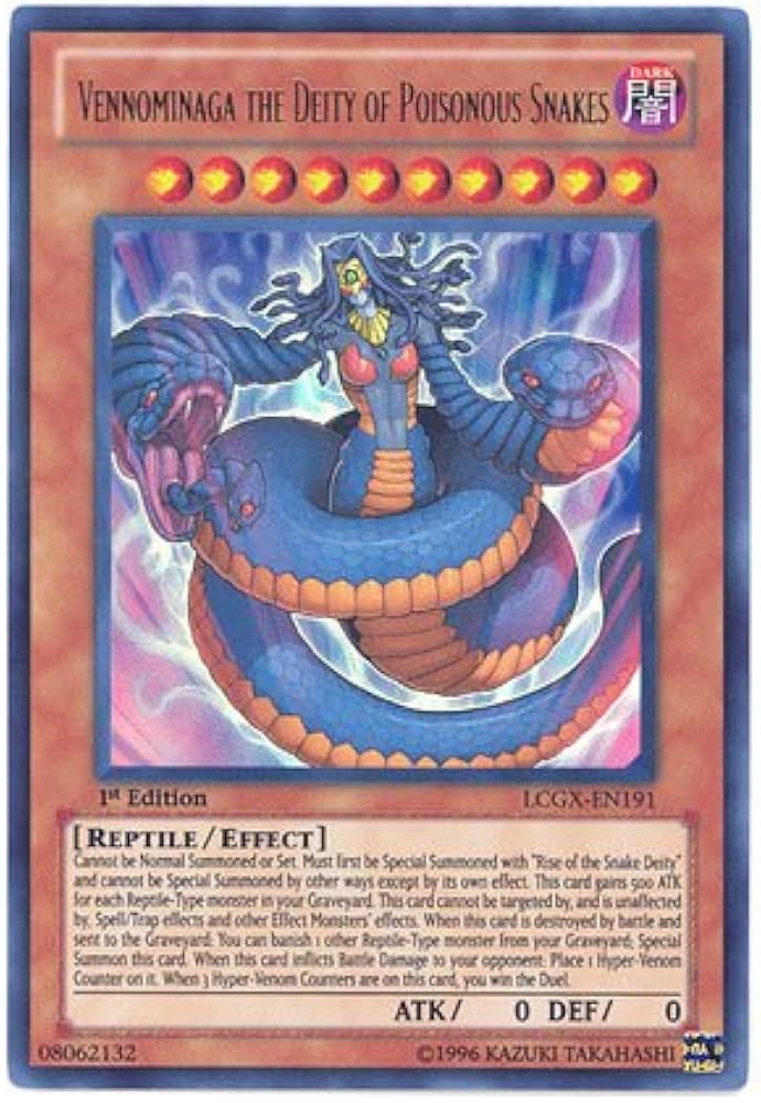 Amazon.co.jp: 遊戯王 英語版 LCGX-EN191 Vennominaga the Deity of