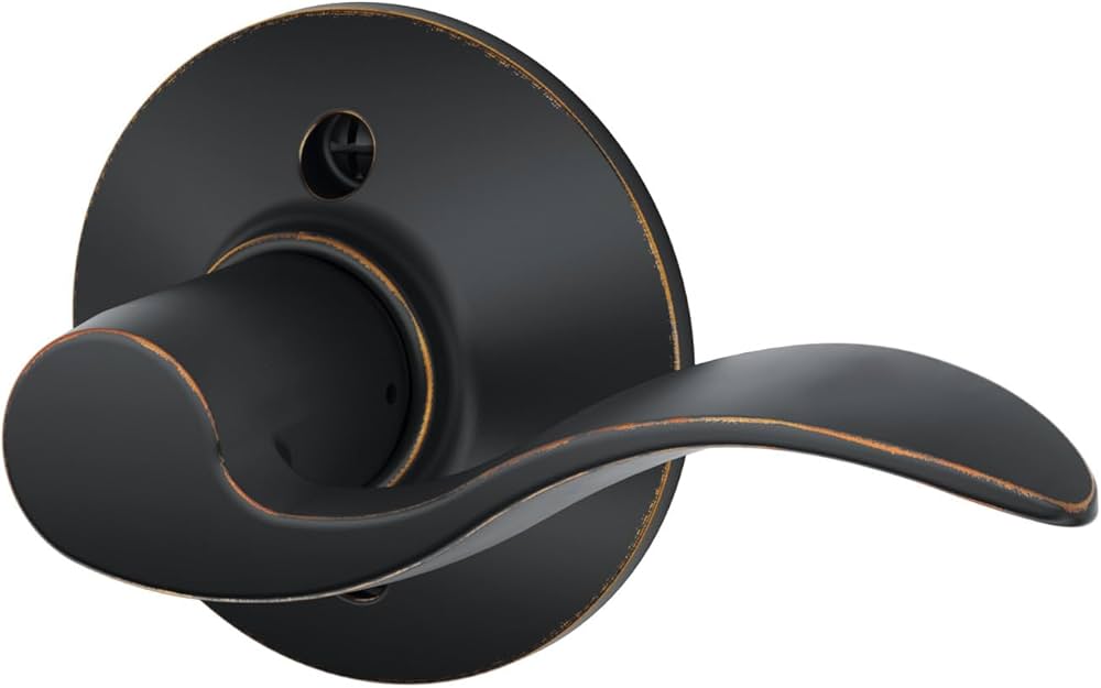 Schlage F170 ACC 716 RH Right Handed Accent Door Lever, One Sided