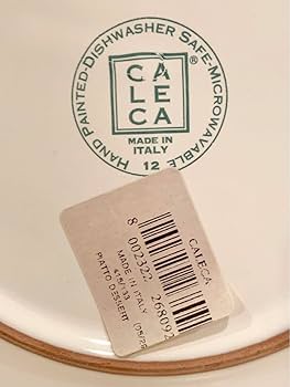 Amazon.co.jp: CALECA プレート 18cm 6枚 ハンドメイド カレカ