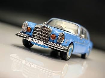Amazon | 1/64 Liberty64 Benz 300SEL W109 ベンツ 水色 | ミニカー