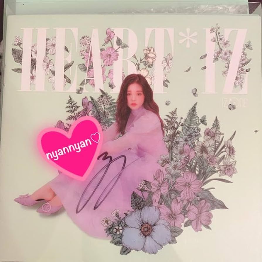 Amazon.co.jp: IZ*ONE HEART*IZ 直筆サイン入りCD ウォニョン 完売