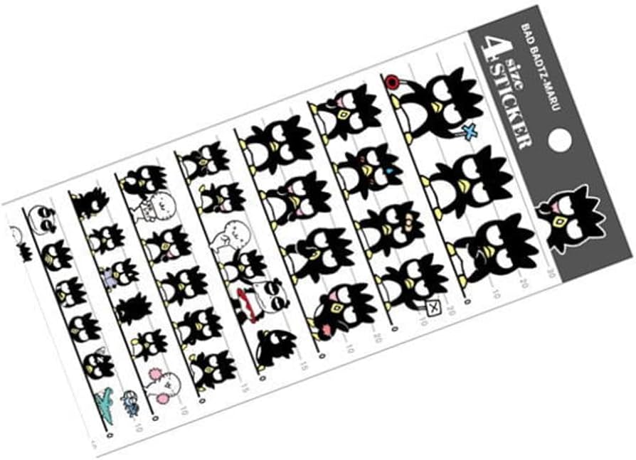 Amazon.co.jp: バッドばつ丸[シールシート]4サイズステッカー 4SIZE