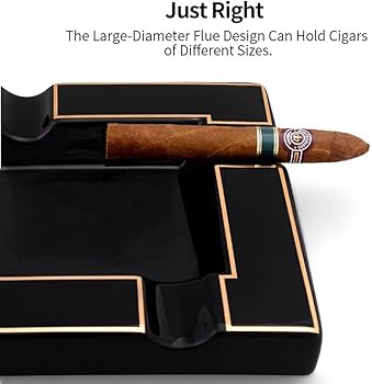 Amazon.co.jp: 葉巻灰皿 シガー用 卓上灰皿 セラミックシガーアッシュ