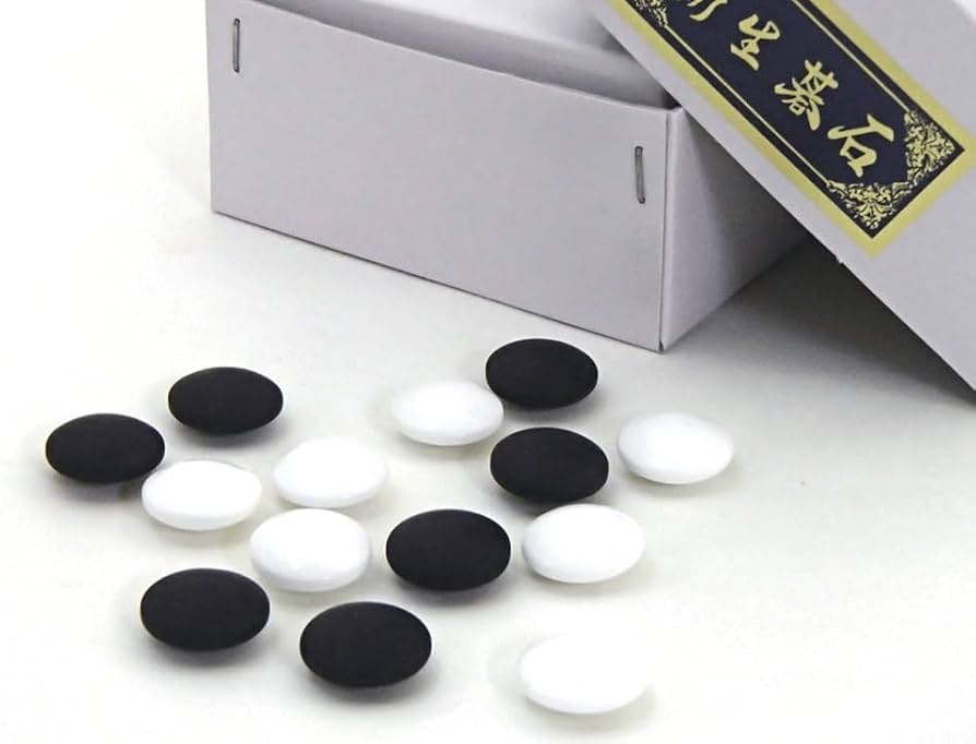 Amazon.co.jp: 囲碁 本田化成 やや打ちなれた方に 硬質ガラス碁石 新生