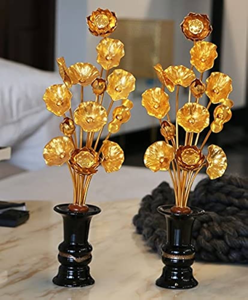 Amazon｜仏花 常花セット（黒花瓶付）一対 2個セット 仏花 花アルミ製