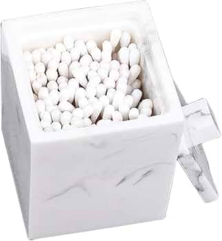 Amazon｜大理石デザイン小物収納ボックス 樹脂製 蓋付き 防水防塵