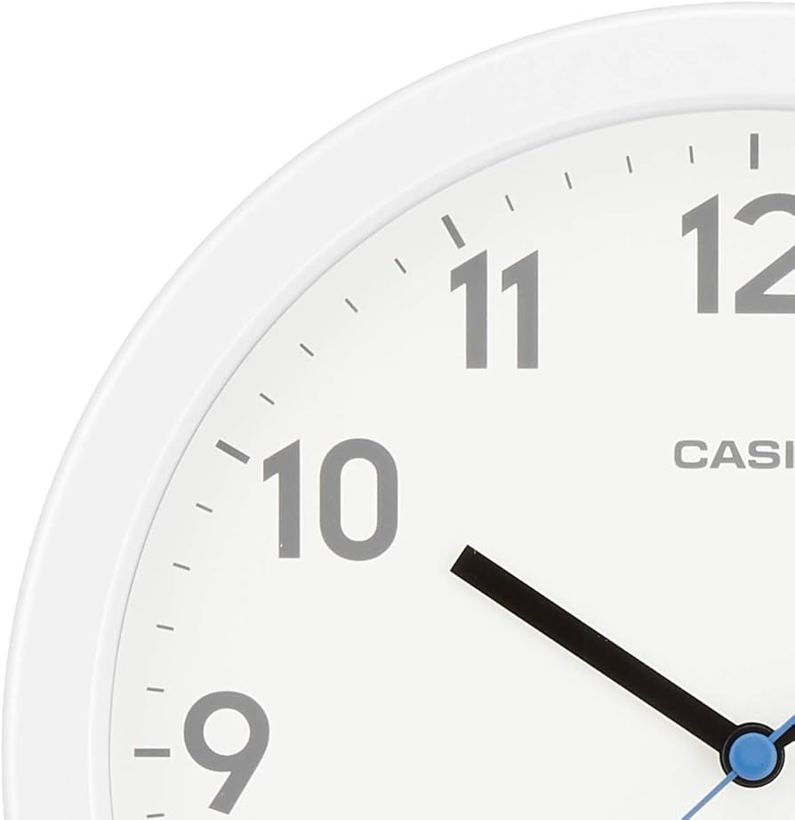 Amazon.co.jp: CASIO(カシオ) 掛け時計 壁掛け時計 電波時計 ホワイト