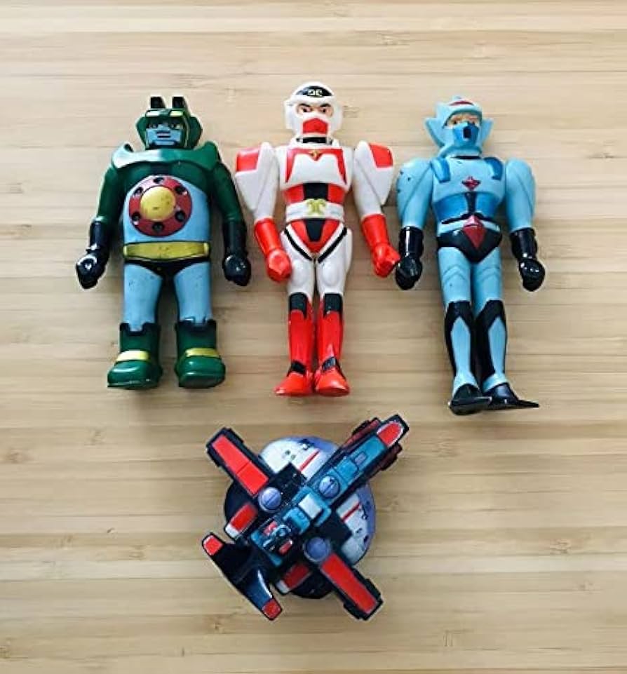 Amazon.co.jp: 当時物 ポピー ソフビ SF西遊記スタージンガー 4体